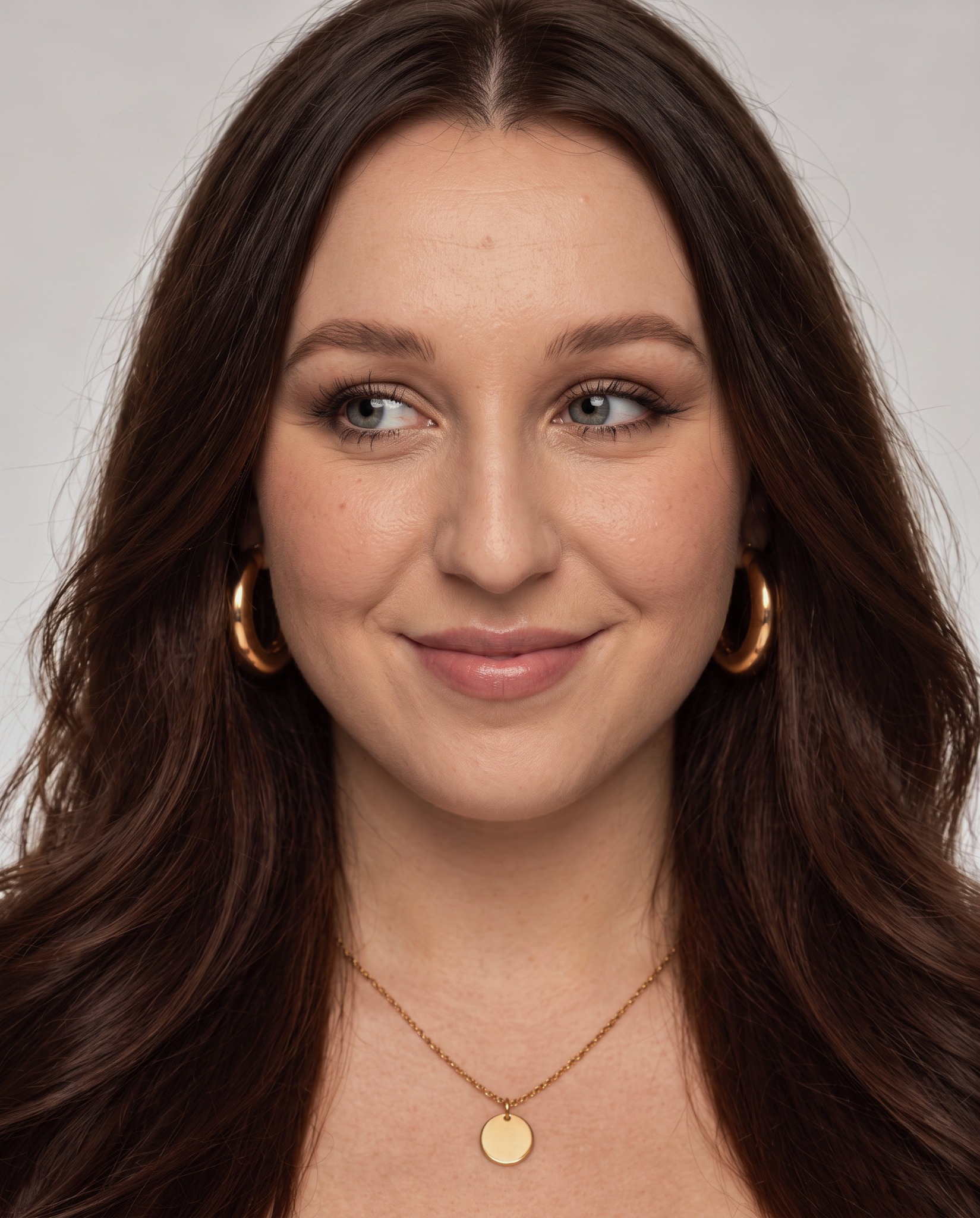 Eva — smiling studio portrait